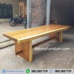 Meja Kayu Besar Panjang 250 cm