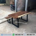 Meja Maka Kayu Solid Panjang 150 cm