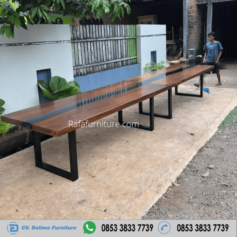 Meja Rapat Meeting Kayu Besar